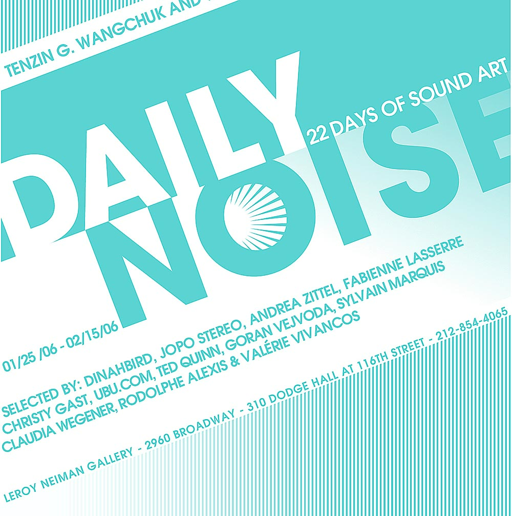 Daily noises postcard, Leroy Neyman galley, NYC