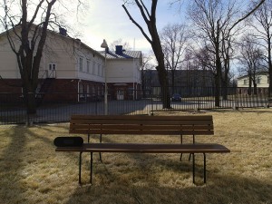 bench, helsinki, Tag Audio Loop, boombox