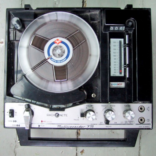 single tape machine, Radionette, vintage, reel to reel