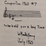 Composition 1960 #7 score by La Monte Young.